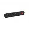 Regleta de enchufes ARMAC ARC 5 — 5 tomas, cable de 3 m, negra