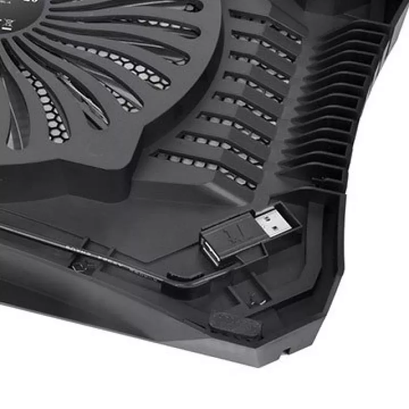 Base refrigeradora para portátil Thermaltake Massive V20 43,2 cm (17 pulgadas) negra