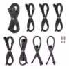 Kit de cables CableMod C-Series Pro ModMesh para fuentes de alimentación Corsair RMi/RMx/R – color carbono