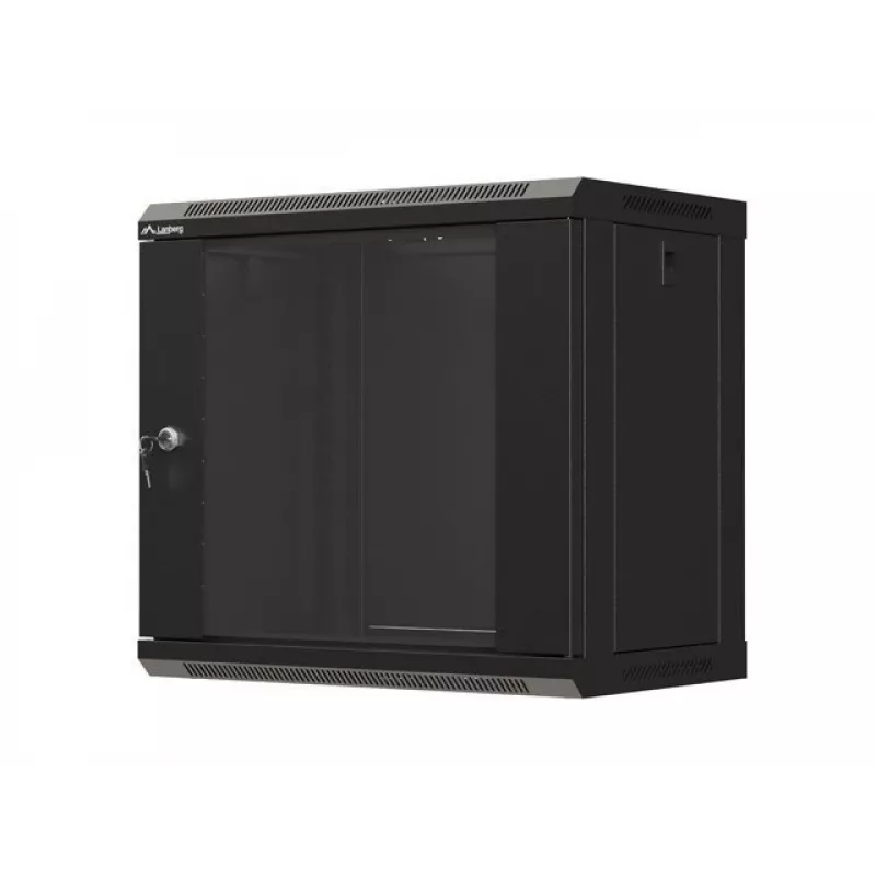 Rack de pared LANBERG WF03-5309-10B, 9U, 500×350×540 mm, carga máx. 60 kg, negro