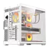 Caja de PC Darkflash C280 (blanca) con 7 ventiladores de refrigeración