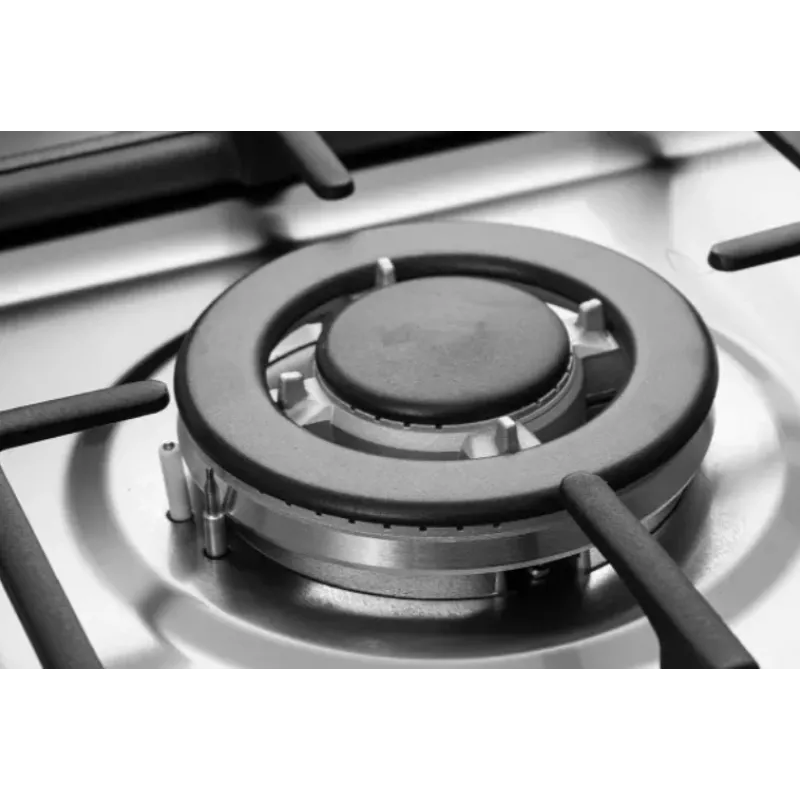 Cocina de gas y eléctrica MPM MPM-93-KGM-33 90 cm acero inoxidable, clase de eficiencia energética A