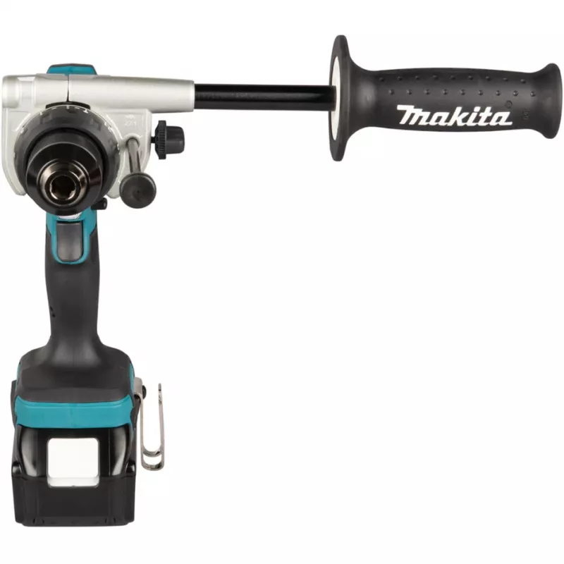 Taladro atornillador de impacto a batería DHP492RTJ, 18V (azul/negro, 2 baterías de litio-ion 5,0Ah, MAKPAC Gr.2)