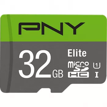Tarjeta MicroSDHC PNY Elite 32 GB Class 10 UHS-I P-SDU32GU185GW-GE