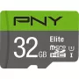 Tarjeta MicroSDHC PNY Elite 32 GB Class 10 UHS-I P-SDU32GU185GW-GE