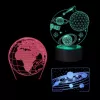 Lámpara LED decorativa Manta SNL118RGB RGB 3D