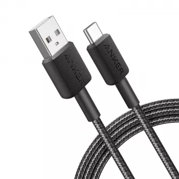 Cable Anker Innovations 322 USB-A a USB-C nailon 1,8M negro - Cable - Digital/Datos