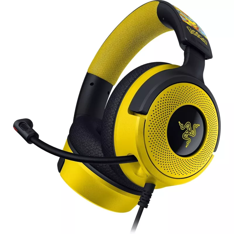 Razer Kraken V4 X Pokemon Kanto Starters Edition auriculares gaming con cable, Chroma RGB