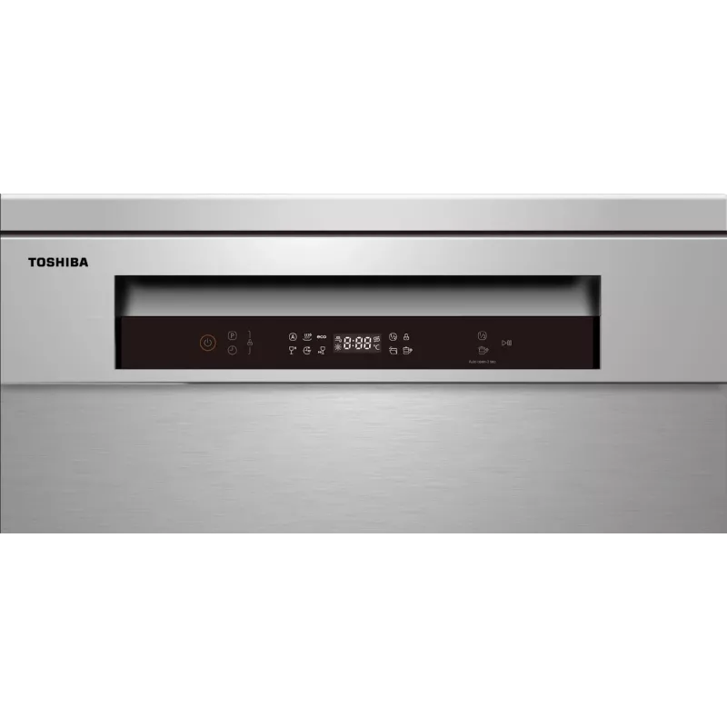 Toshiba DW-14F5EE(S)-PL lavavajillas de libre instalación, 60 cm, 14 cubiertos, plateado