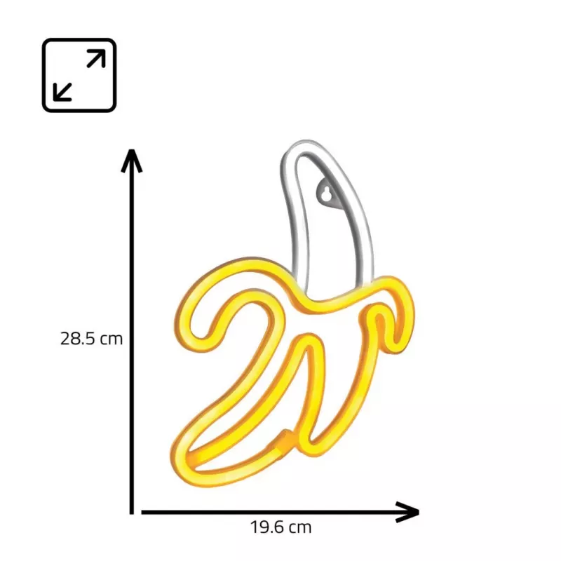 Luz de neón decorativa MANTA SNL01WHT – diseño luminoso y colorido, iluminación de acento de pared
