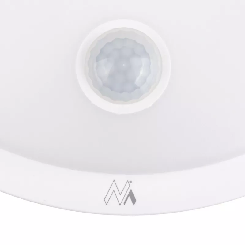 Lámpara LED con sensor PIR MACLEAN MCE525 W — luminaria LED exterior con sensor de movimiento