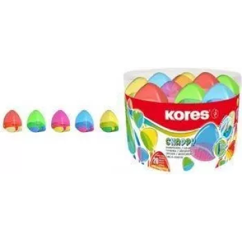 Kores SP35813 Sacapuntas de lápiz multicolor (SP35813)