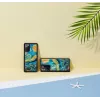 Funda protectora iKins para Samsung Galaxy Note 20 Ultra — diseño noche estrellada negra
