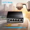 Switch de Red Cudy GS105 — 5 Puertos Gigabit Ethernet (10/100/1000), Negro, Fuente de Alimentación 5 V DC Incluida