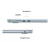 Apple MacBook Air 15 M4 Polarstern MW1J3D/A Apple M4 Chip con CPU de 10 núcleos GPU de 10 núcleos, 16GB RAM, 256GB SSD (MW1J3D/A)