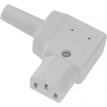 Conector macho C13 Bachmann 915.973 Gris
