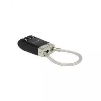 Candado USB con cable negro Navilock 20647