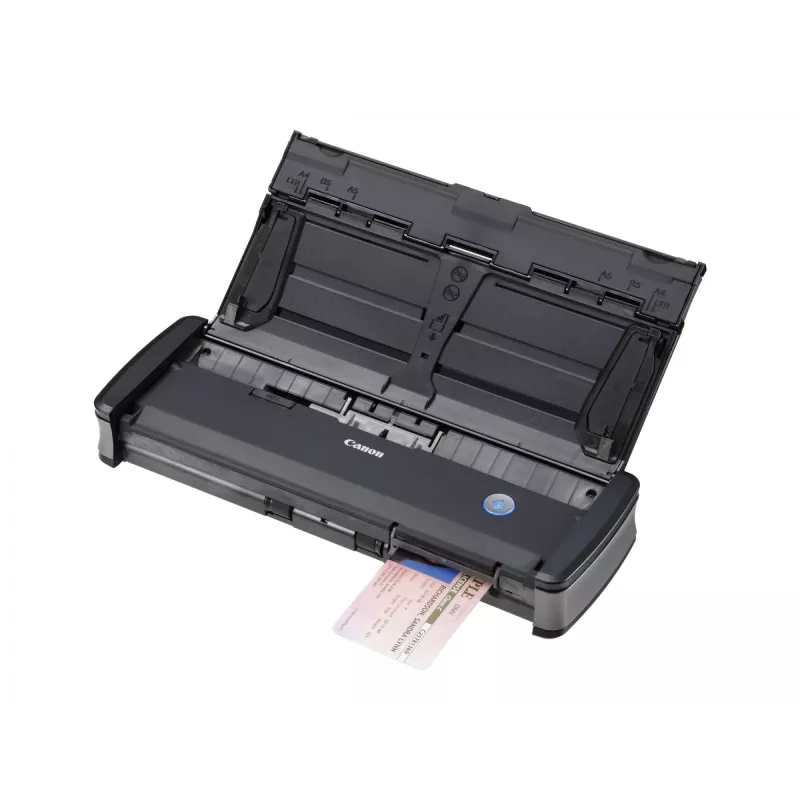 Canon imageFORMULA P-215II escáner de documentos dúplex portátil, 216 x 1000 mm, 600 x 600 DPI, 24 bits, escáner de hojas sueltas, Negro, Gris, CMOS CIS