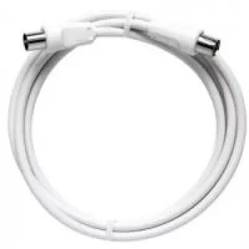 Cable coaxial Axing BAK 250-80 2,5 m IEC blanco