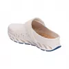 Clogs Mobilex Evoflex unisex blanco EU 46 (UK 11) – parte superior sintética, forro de microfibra, tacón 4 cm