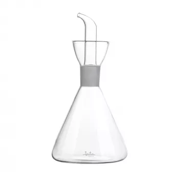 Dispensador de aceite y vinagre JATA HACC4535 botella 125L cristal transparente