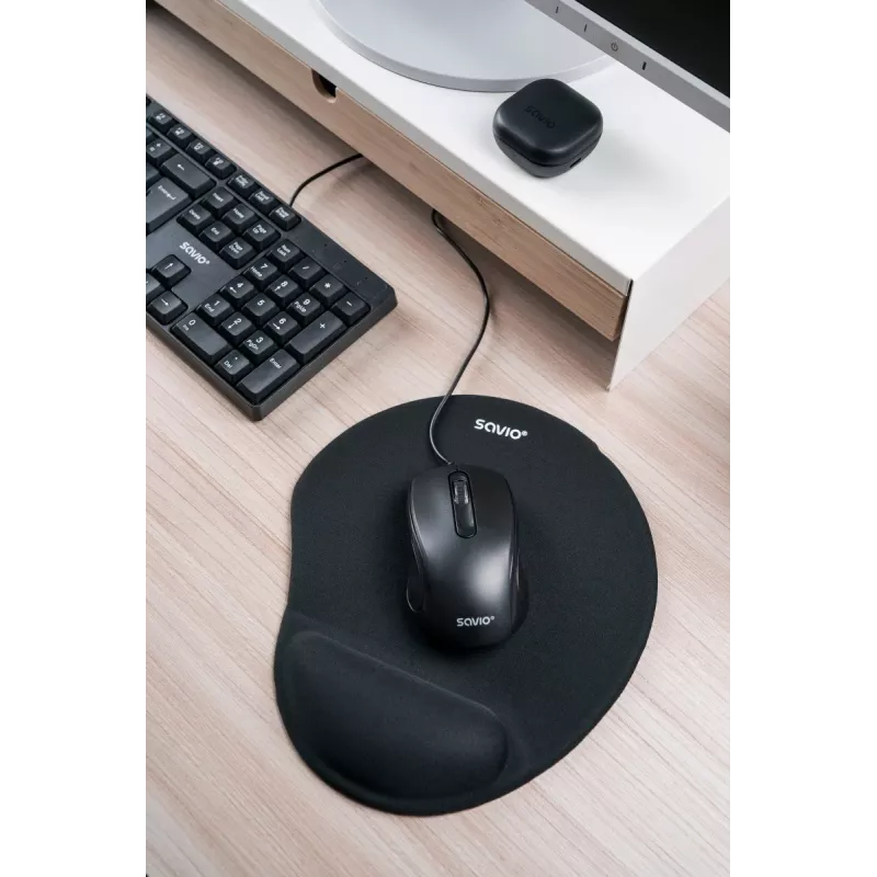 Savio KB-01 Teclado Home/Office USB QWERTY US Inglés Negro