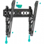 Soporte de pared para TV ONKRON TM5-B para pantallas de 32–70 pulgadas, inclinable, capacidad de carga 60 kg, VESA 75x75–400x400, negro