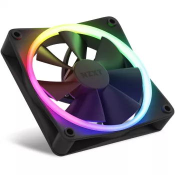 NZXT F120 RGB 120mm ARGB ventilador de carcasa pack de tres - negro