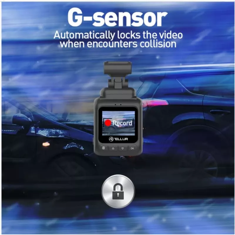 Dashcam Tellur Dash Patrol DC1 FullHD 1080P negro