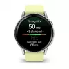 Garmin Venu 4 45 mm 010-03014-02 reloj inteligente, plata con correa de silicona color limón