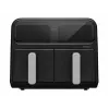 Freidora de aire doble Amica AFM 7020, 8 L, 2400 W, negra