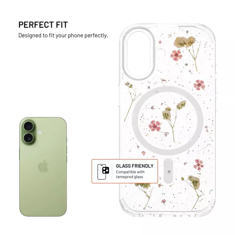 Fixed MagBloom | Tapa trasera | Apple | iPhone 17 | TPU | Blush Plum