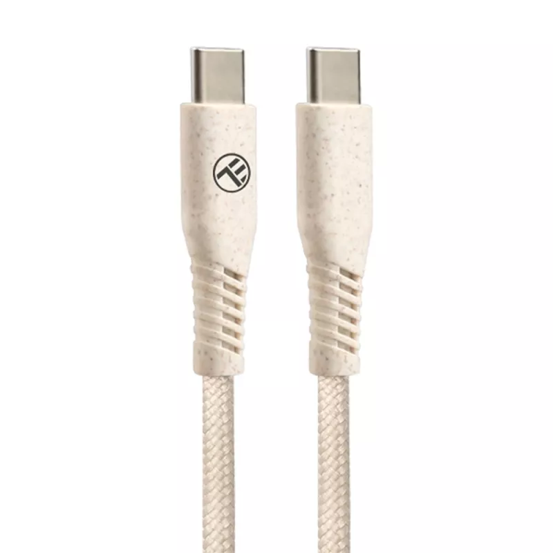 Cable de datos USB-C a USB-C Tellur TLL155441, 1 m, 3 A, Power Delivery 60 W