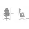 Huzaro Force 2.7 Schwarz Carbon Silla gaming Azul