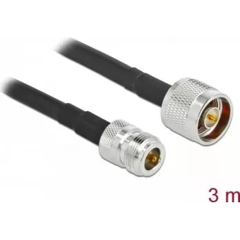 Cable de antena conector macho N a conector hembra N DeLOCK 90457