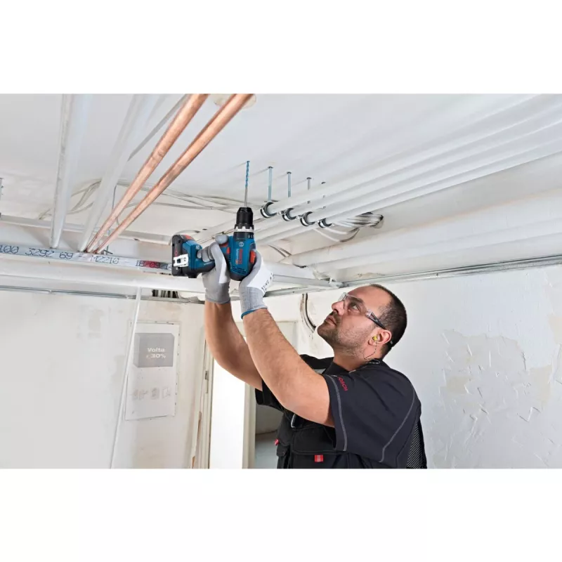 Atornillador de impacto a batería Bosch GSB 18V-65 2 baterías de 4,0 Ah