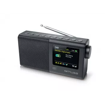 Radio portátil muse M-117 DB — DAB/DAB+/FM, 3W RMS, TFT de 2,8