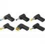 Xilence XM022 puntas adaptadoras, 6 piezas, negras, para cargador Xilence GaN USB-C