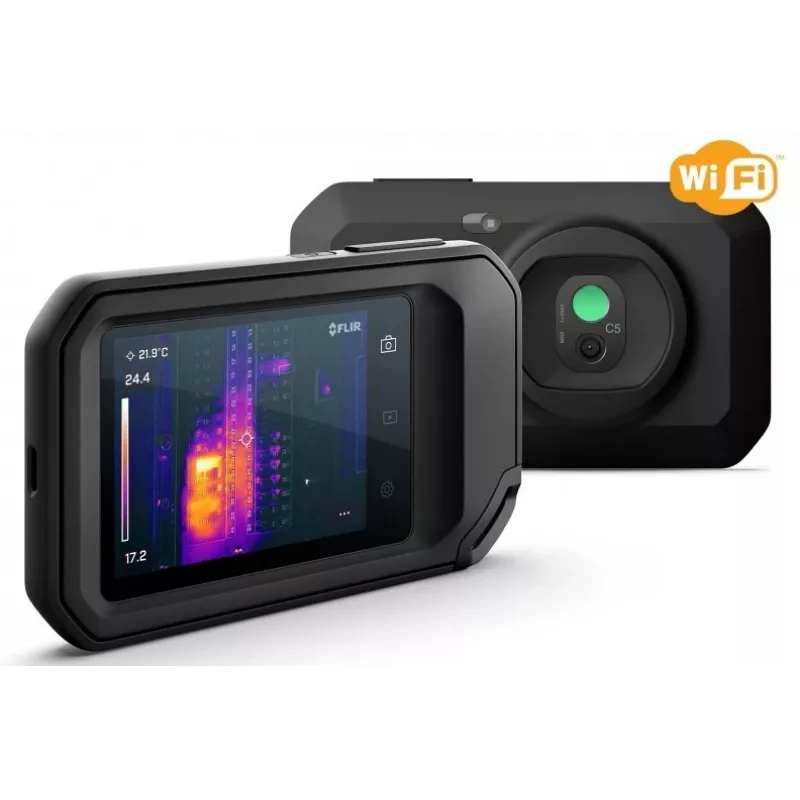 Cámara termográfica FLIR C-5 negra pantalla integrada 160 x 120 píxeles