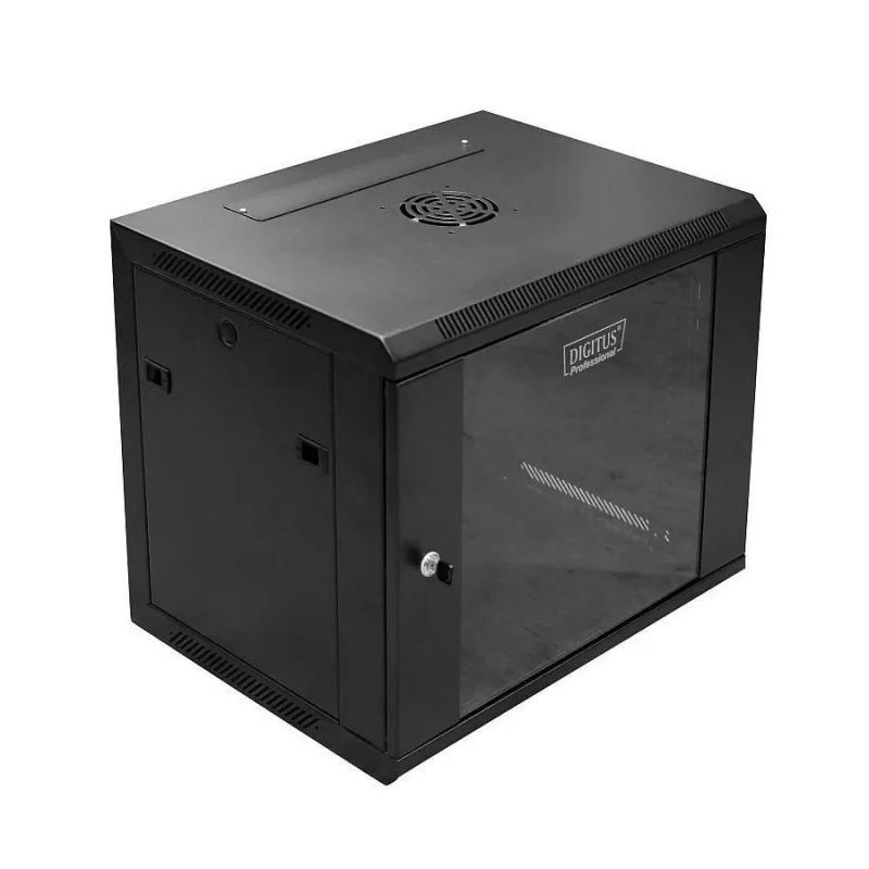 Rack de montaje en pared Digitus DN-W19 09U/450/B
