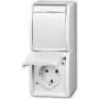 Busch Jaeger 20-02 EWN-54 Base CEE 7/3 blanca (2084-0-0714)