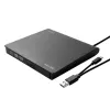 Grabadora externa de CD/DVD delgada SAVIO AK-59 R/RW - USB-C/USB-A, negra
