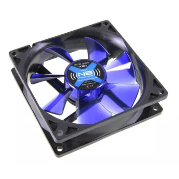 Ventilador para carcasa de ordenador NoiseBlocker BlackSilentFan XE1 92 mm, 1500 rpm, 17 dB, 50 m³/h, 4 V, negro
