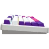 LORGAR KBP7075W, teclado gaming mecánico inalámbrico 75% Pro, blanco, distribución EN