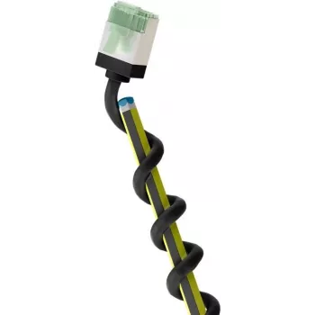 Goobay Cable de parcheo CAT 8.1 delgado ultra flexible U/FTP negro - conector extra corto 99,9% (74351)