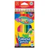 Lápices de colores hexagonales Colorino Kids 12 colores