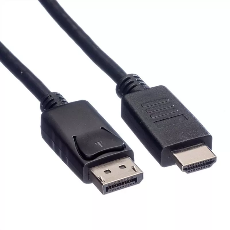ROLINE cable DisplayPort DP - HDTV, ST/ST, negro, 1,5 m (11.04.5779)
