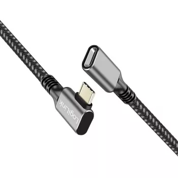 USB 3.2 Gen2 Type-C a USB-C hembra, PD, AV, 0,5 m