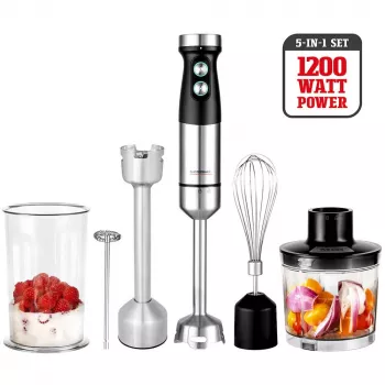 Batidora de mano Gastroback Design Power Hand Blender Set 5 en 1