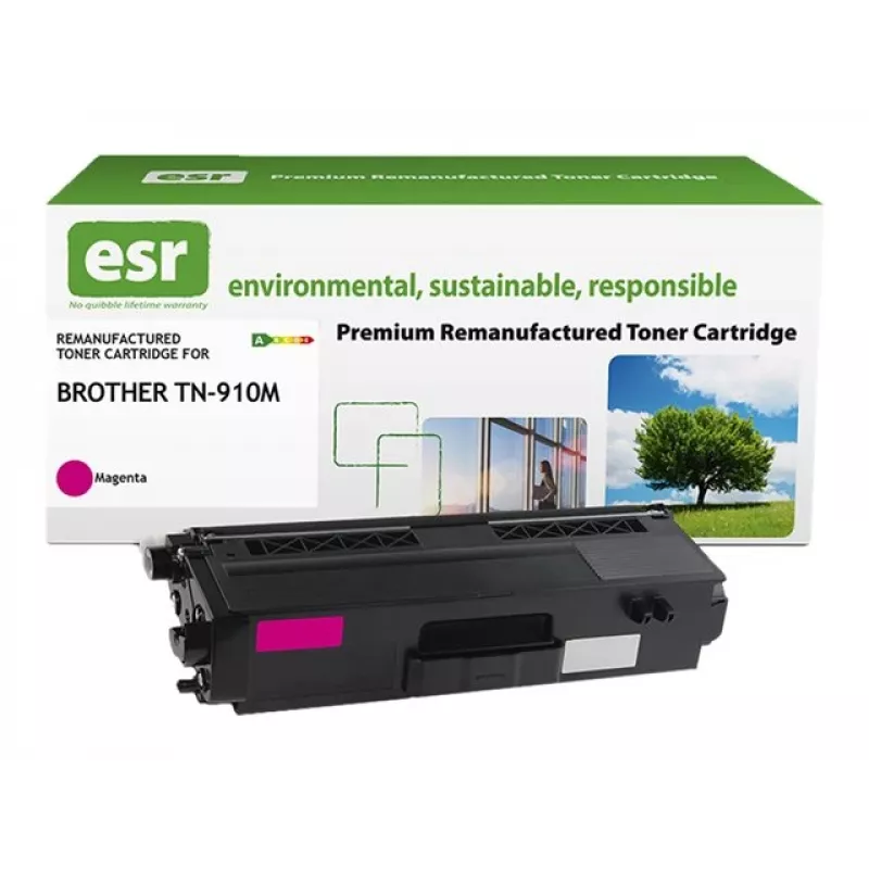 Cartucho de tóner ESR compatible con Brother TN-910M magenta remanufacturado 9.000 páginas